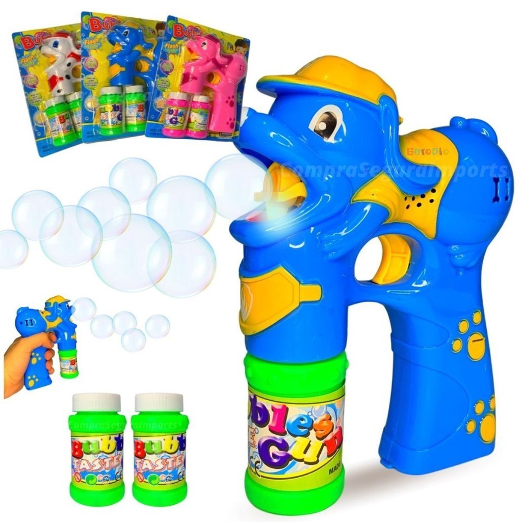 Brinquedo Lança Bolhas De Sabão Cachorrinho Com Água