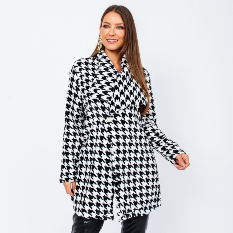Casaco Feminino Longo Teddy Inverno Grosso com Bot