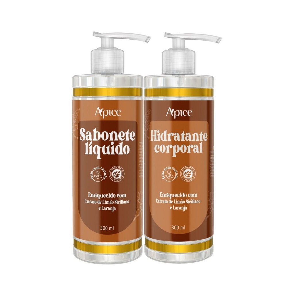 Kit Apice – Sabonete e Hidratante corporal Liquido 300ml