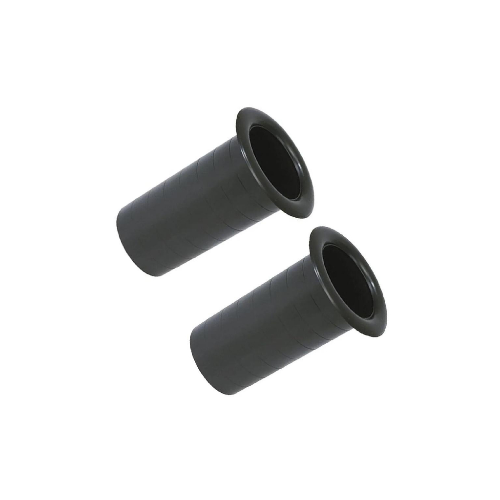 Kit 2 Aero Duto 2 Polegadas Para Caixa de Som Automotivo Plástico