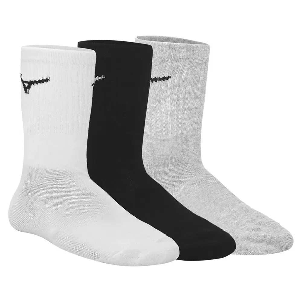 Kit Meia Mizuno Cano Médio Training Pacote com 3 pares
