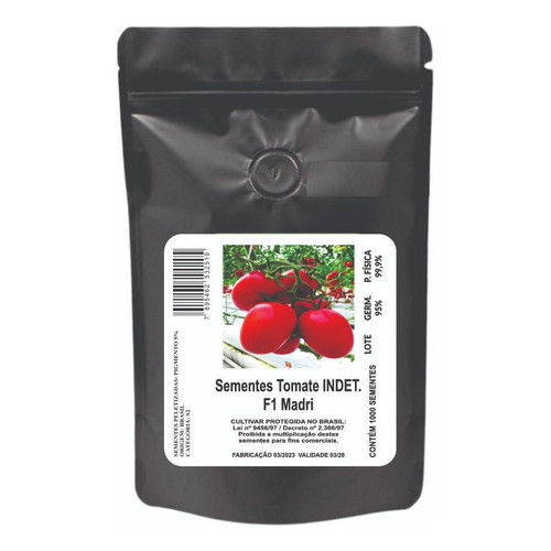 3.000 Sementes Tomate Saladette Ind. Madri Híbrid