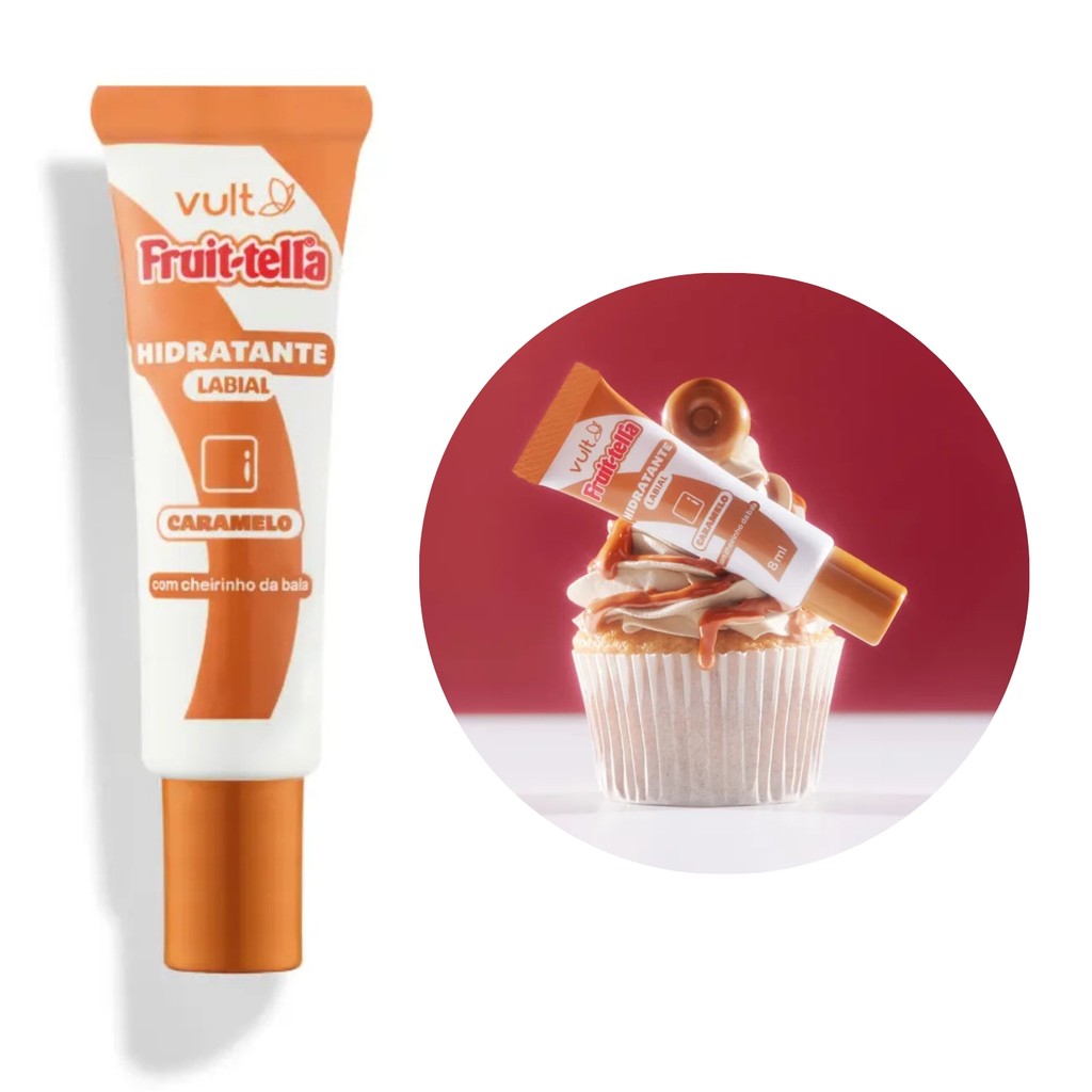 Hidratante Labial Vult e Fruit-tella – Caramelo 8ml