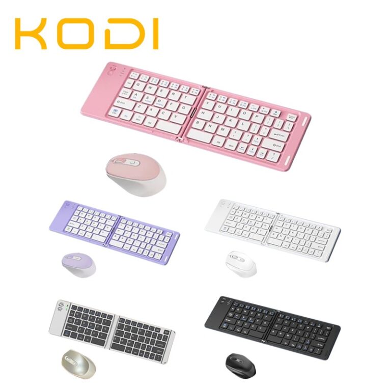 Teclado Bluetooth Mini com Mouse para iPad/Tablet 