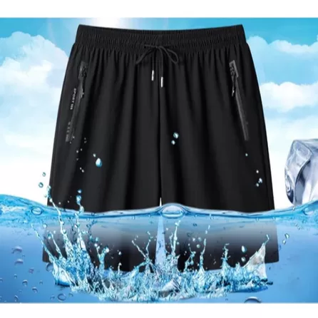 Bermuda Short Masculino Praia 2 Bolsos Zíper Seca