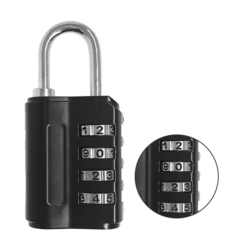 Cadeado Chave Segredo Numérico 4 Combinações 25mm Multi Uso