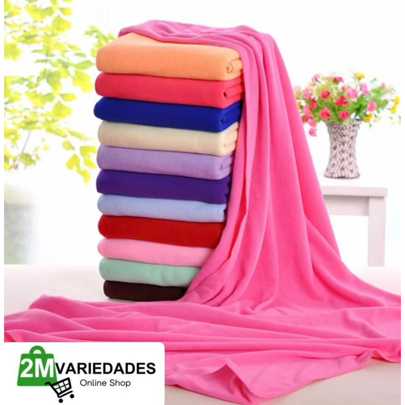 Toalha de Banho Microfibra 70x140cm Macia Secagem Rápida