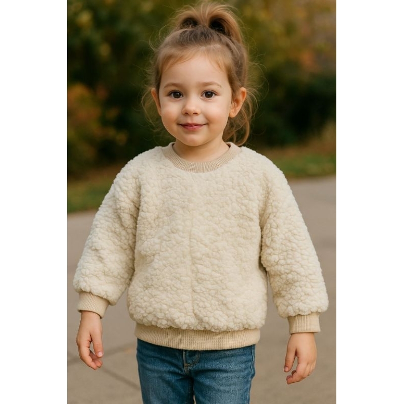 Blusa bebê de frio carneirinho