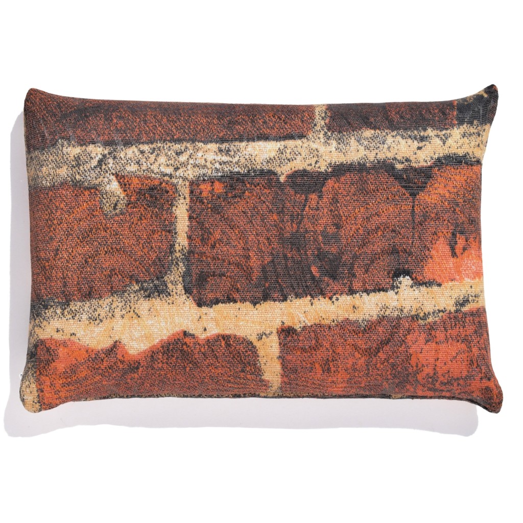 Peso de Porta Decorativo Almofada 1Kg Estampa Tijolinhos