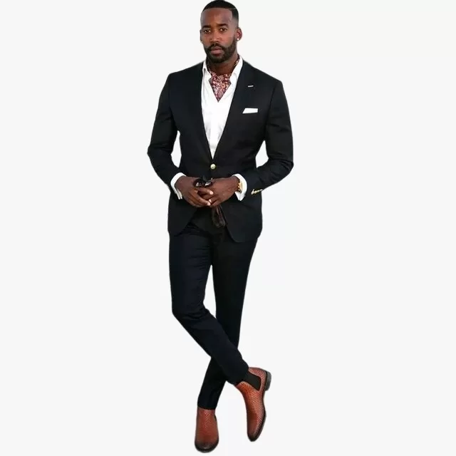 Terno Masculino Completo Homem Clássico Social Em