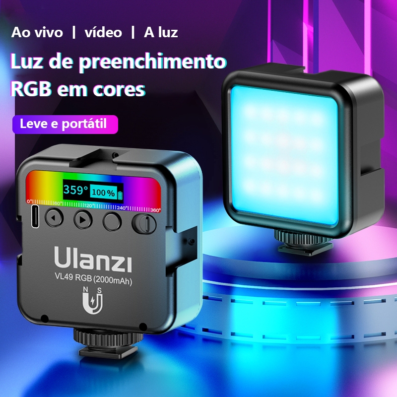 Fotografia Luz De Preenchimento Móvel Câmera , Computador Vídeo Tiro Ao Ar Livre Suave Luz Mini Port