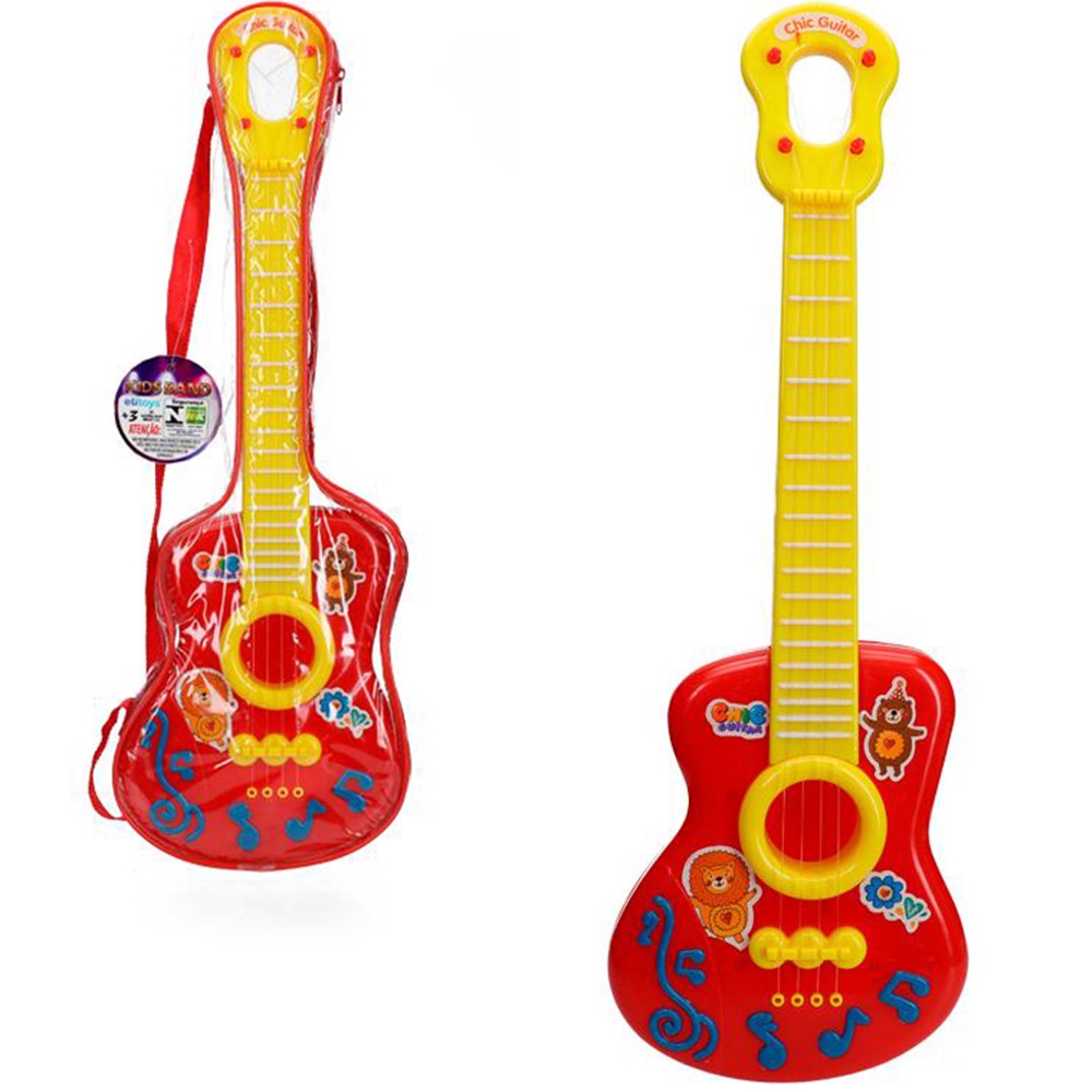 Brinquedo Infantil Musical Guitarrinha com Corda – Etitoys