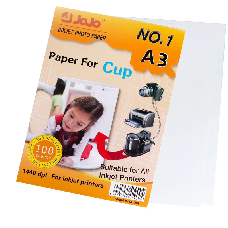 100 folhas Papel Sublimático Profissional Fundo Azul A3 Top de Linha Sublimação