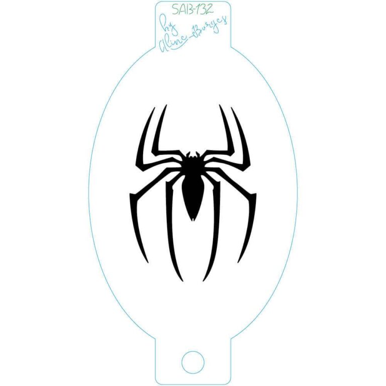 Stencil Aranha Spiderman