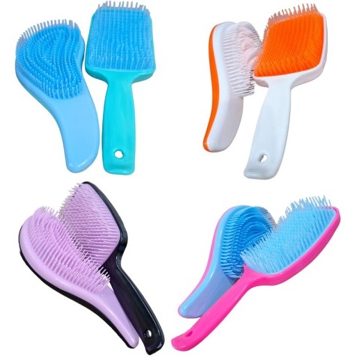 Kit Escova Cabelo Raquete + Escova Mágica Desemba