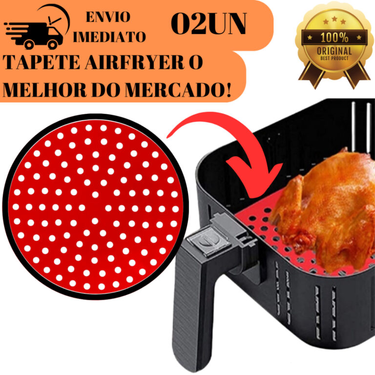 Kit 02 Tapete Protetor Para Fritadeira Air Fryer R