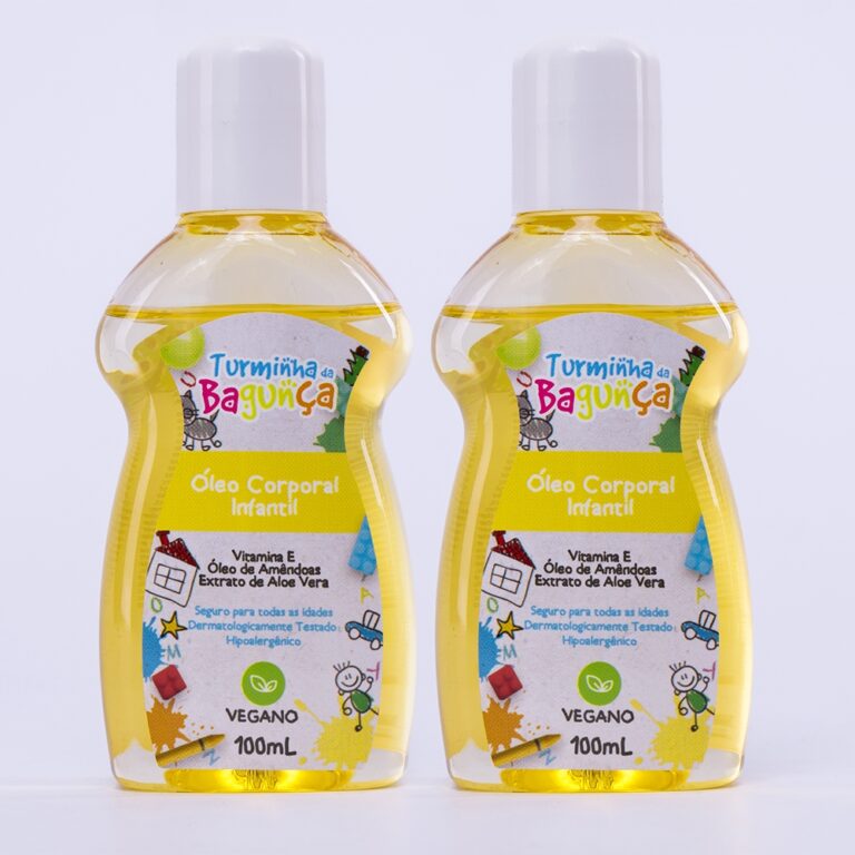 Kit 02 Óleo Corporal Infantil TURMINHA DA BAGUNÇ