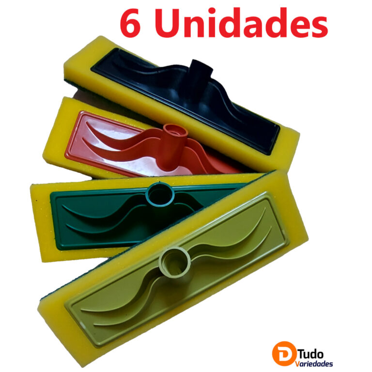 Kit 6 Unidades de Lava Azulejo, Rodo Abrasivo