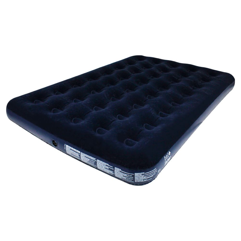 Colchão de Ar Casal Inflável Bel Aveludado 300kg Oferta