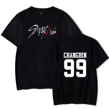 Camiseta  kpop Stray kids Changbin 99 Adulto/Infan