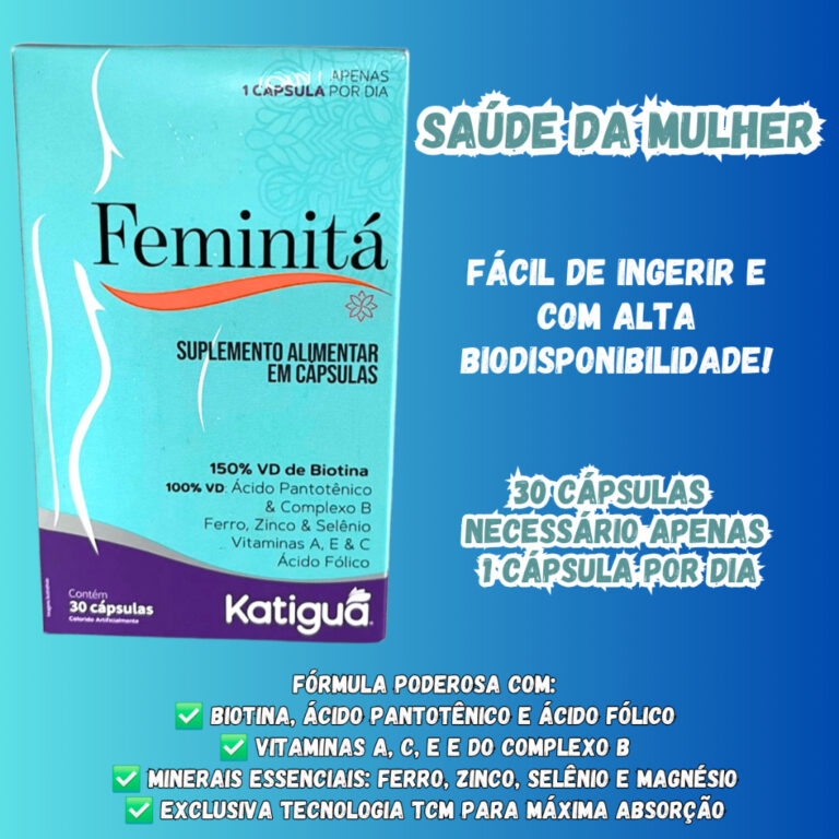 Feminitá suplemento alimentar em cápsula para mu