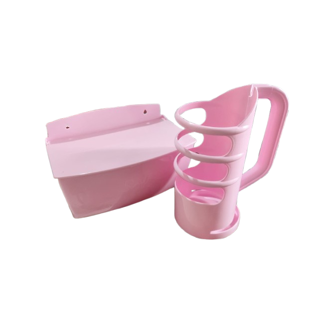 Kit de porta Óleo mais Saleiro ROSA BEBE