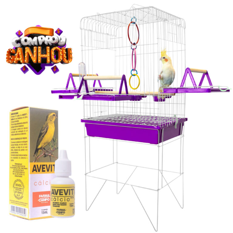 Viveiro Para Calopsita Agapornis e Papagaio Triple