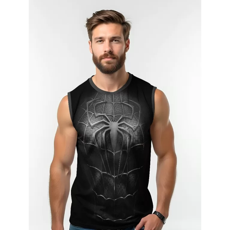 Camiseta Dry Fit Masculina UV 50+ Roupa Aranha Ven