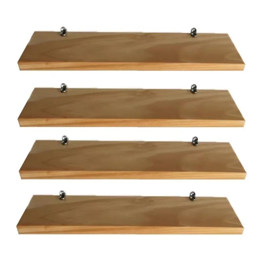 Kit 4 Prateleiras Cru  Simples e Elegante