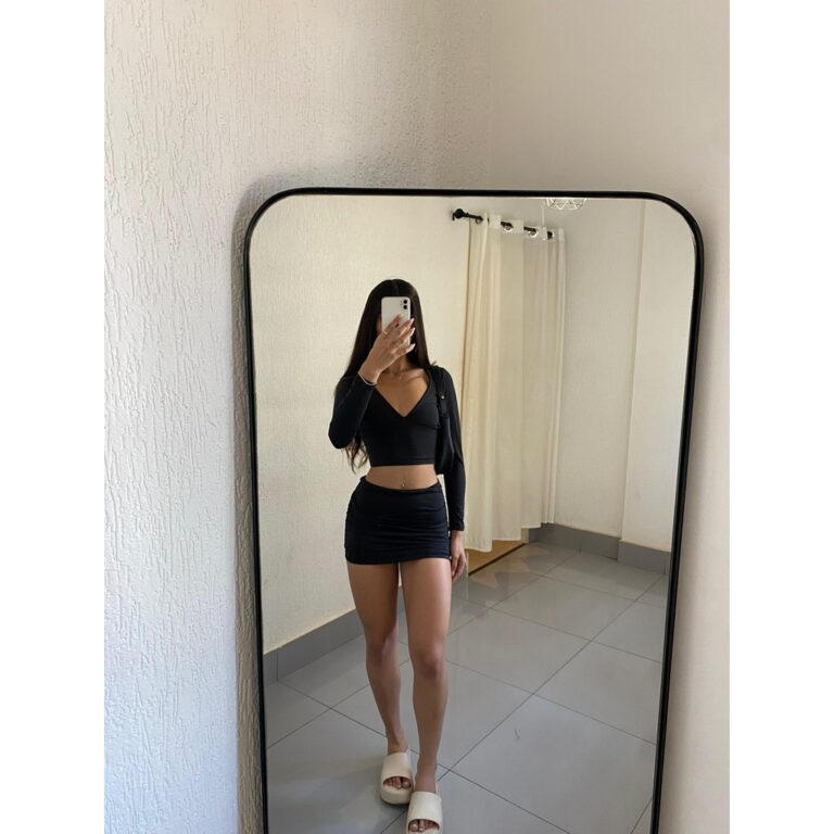 Conjunto Saia Manga Longa Talita