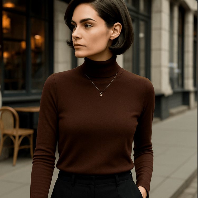 Blusa Feminina Casaco de Frio Cacharrel Gola Alta 