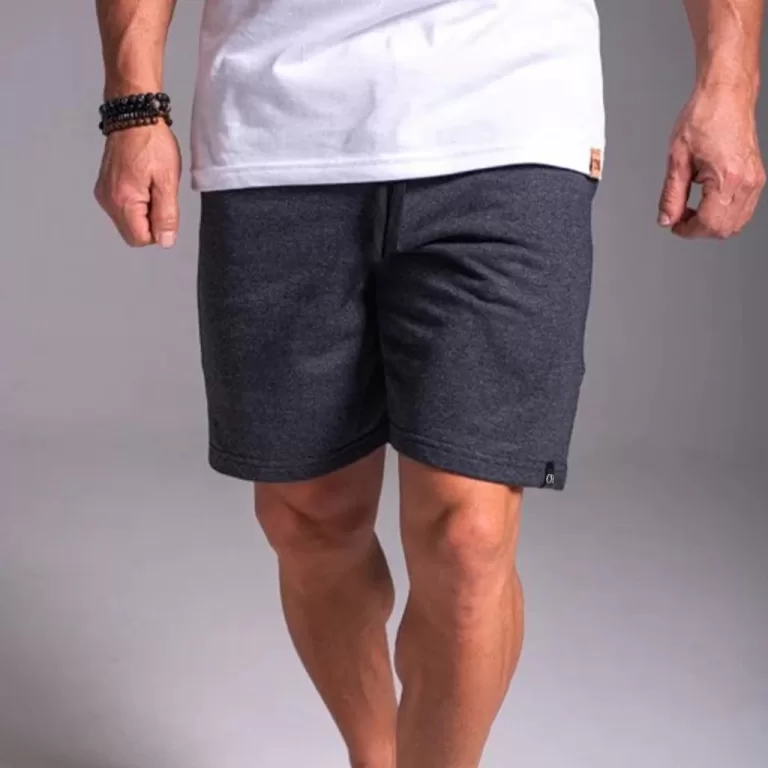 Bermuda Masculina Moletinho Casual Academia Bolsos