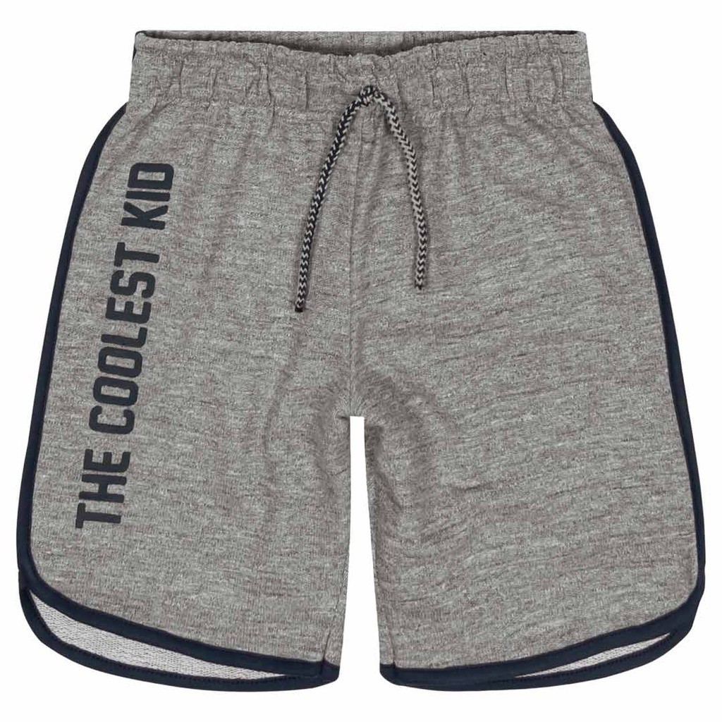 Bermuda Infantil Masculina Cinza Moletinho Malwee Algodão Verão Escola Tamanho 4