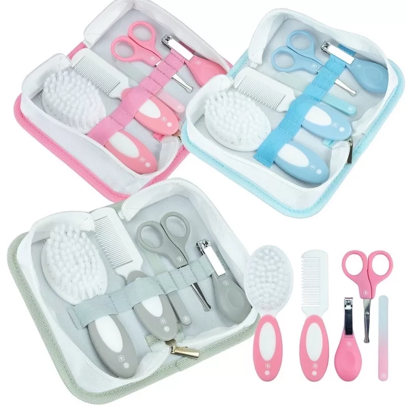Kit Higiene E Cuidados Para Bebê com 5 peças + Necessaire – Pimpolho