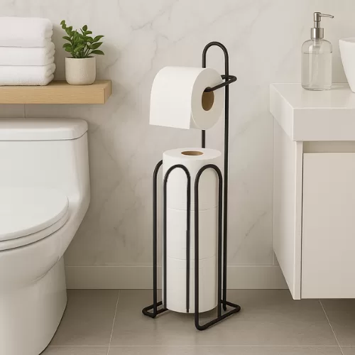 Suporte de Papel Higiênico de Chão  para Banheir