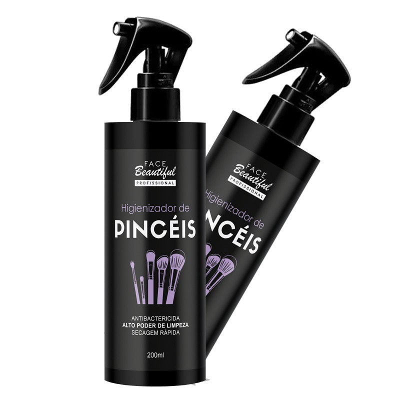 Higienizador de Pincéis Antibactericida Face Beautiful 200ml
