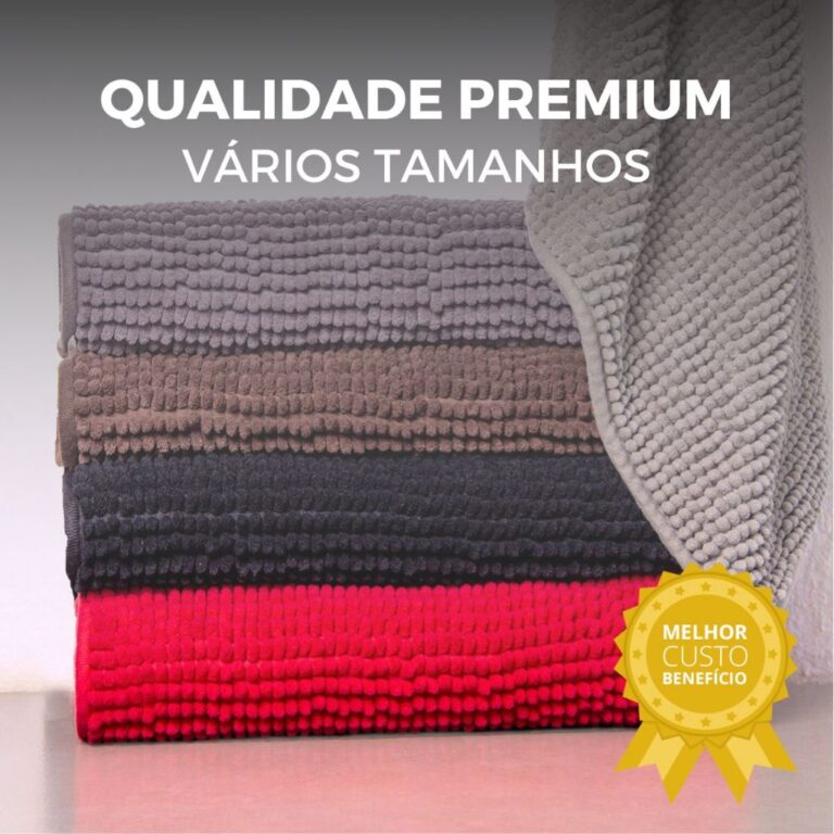 Tapete Banheiro Microfibra Grande Antiderrapante B