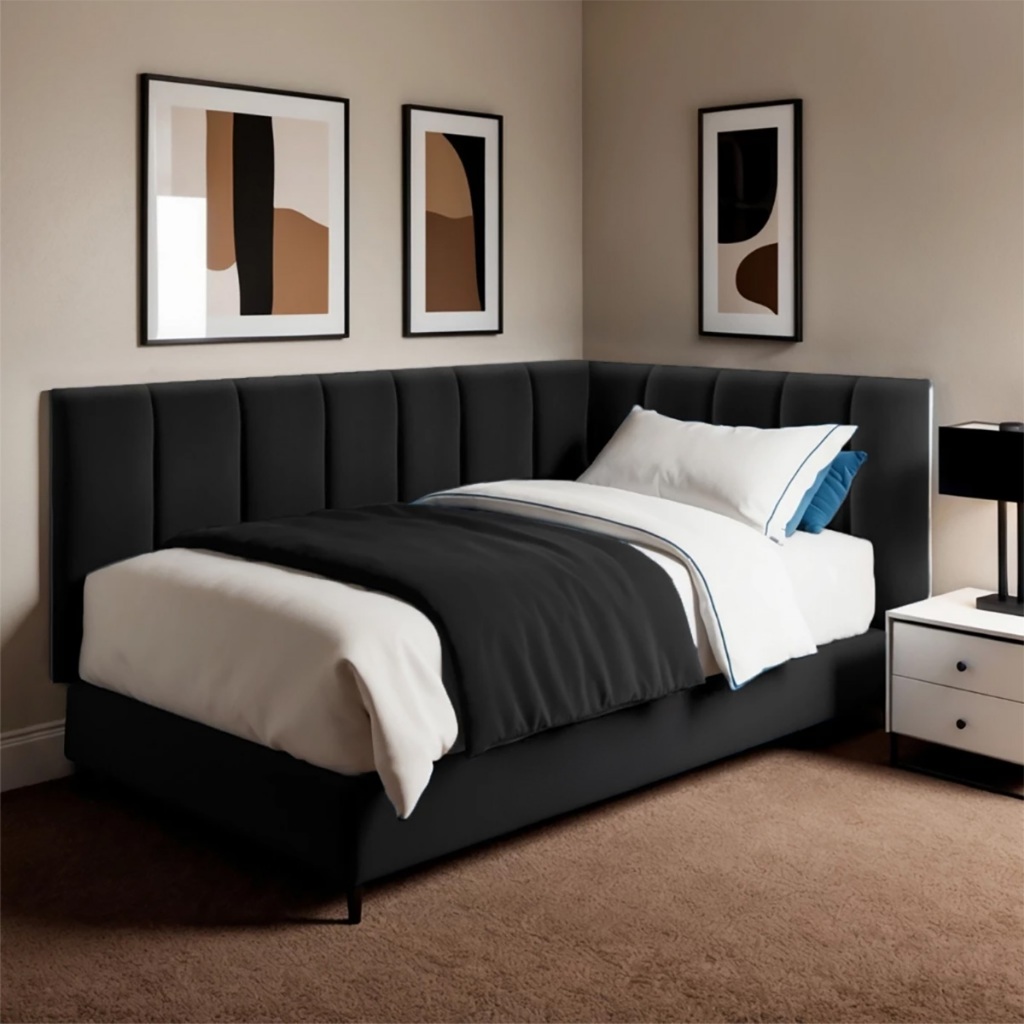 Kit Cabeceira de Cama Box Estofada Modulada 20x40cm