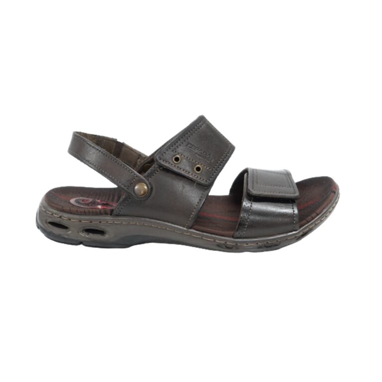 Sandália Masculina De Couro Pegada Numeração Es