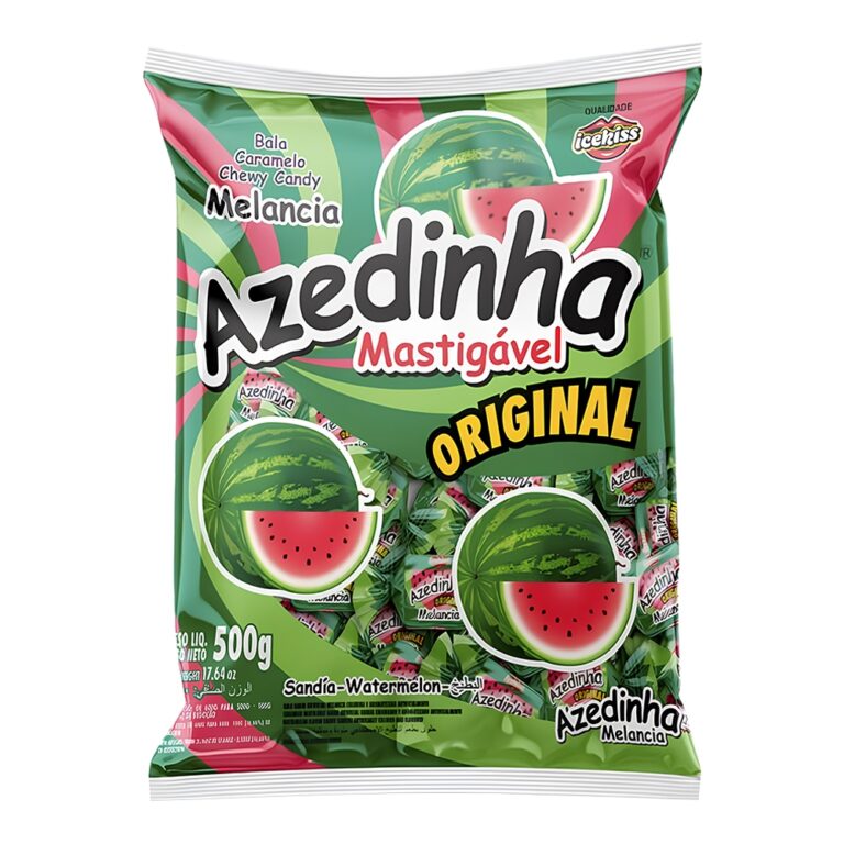 Bala Mastigável Azedinha Melancia IceKiss 500g