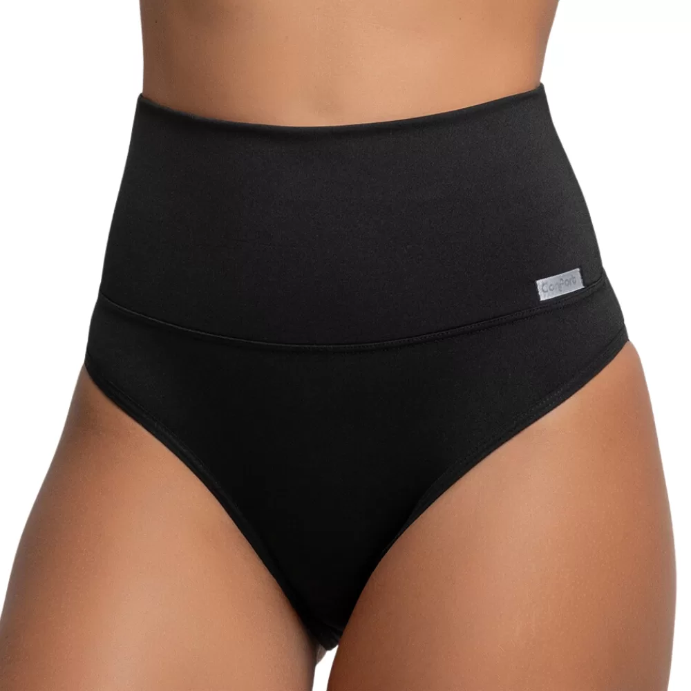 Calcinha Cinta Modeladora Pós Parto Cós Médio Redutora De Medidas Seca Barriga Compreensão