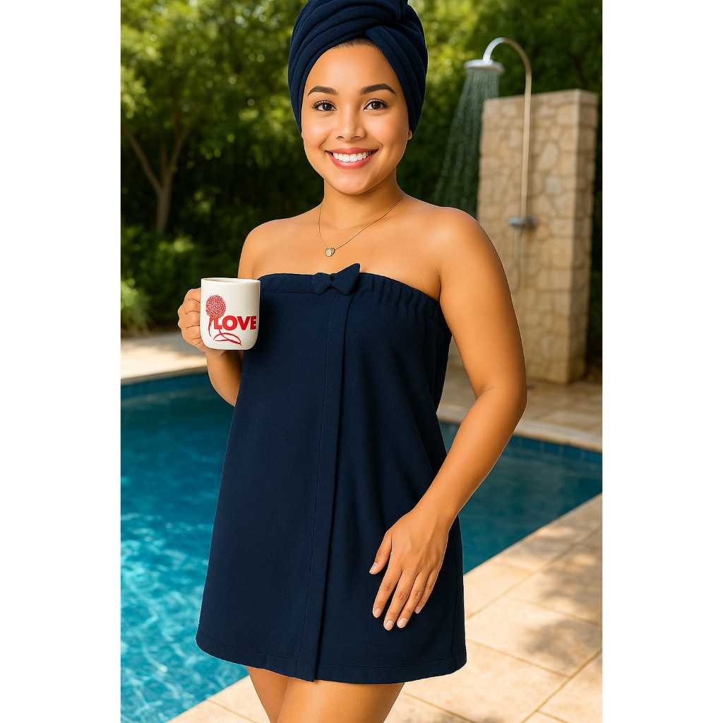 Roupão Feminino / Saída Banho Atoalhado