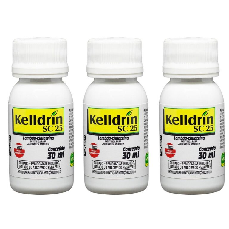 Kit 3 Kelldrin SC 25 Mata Baratas, Aranhas, Escorp