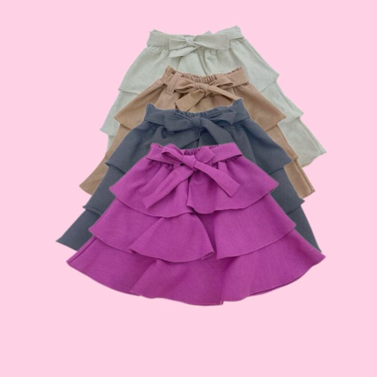 SAIA DE LINHO MODA INFANTIL
