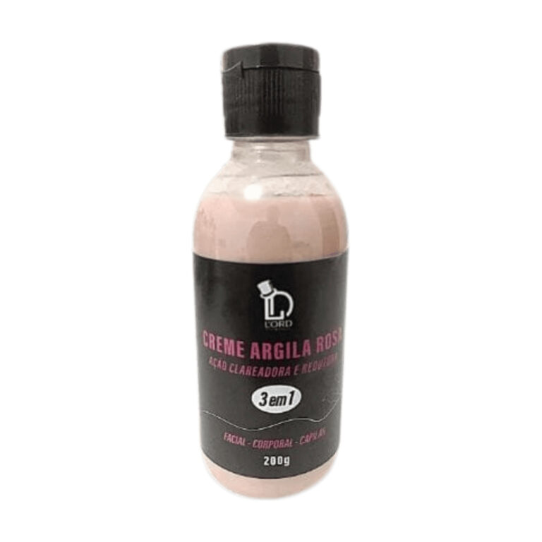 Creme Clareador de Manchas Argila Rosa 3 em 1 R