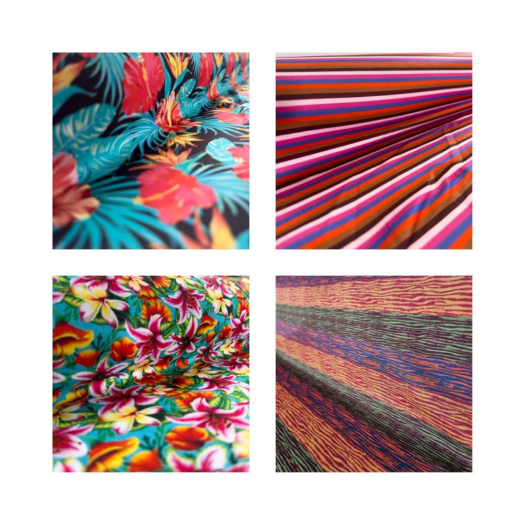 Lycra Estampada 1 quilo | Tecido Flexível p/ Moda Praia, Fitness, Roupas e Artesanato