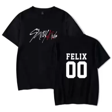 Camiseta  Kpop Stray Kids  Felix 00 Adulto/Infanti