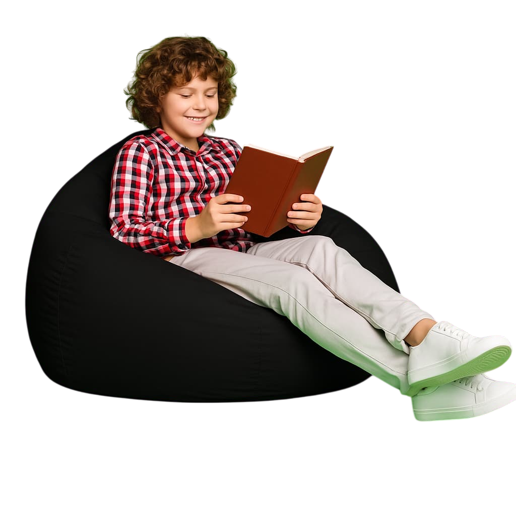 Capa Puff infantil resistente VAZIO macio descanso couro maça redondo gota corino decoração quarto