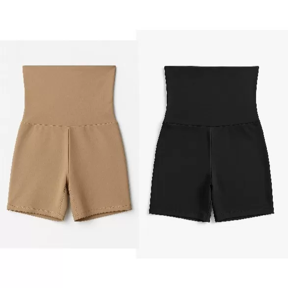 kit com 2 Short Cinta Modeladora Cós alto de alta