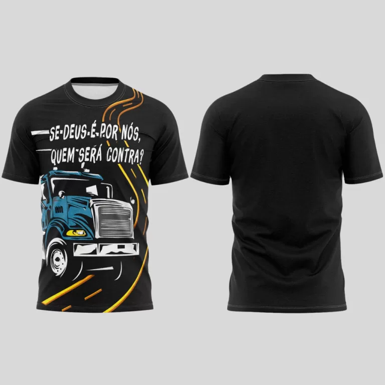 Camisa Camiseta Caminhão Rotas Estradas Proteçã